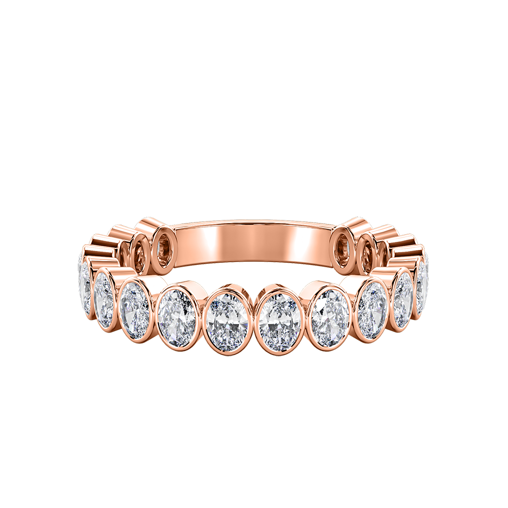 Oval Bezel Vertical Eternity