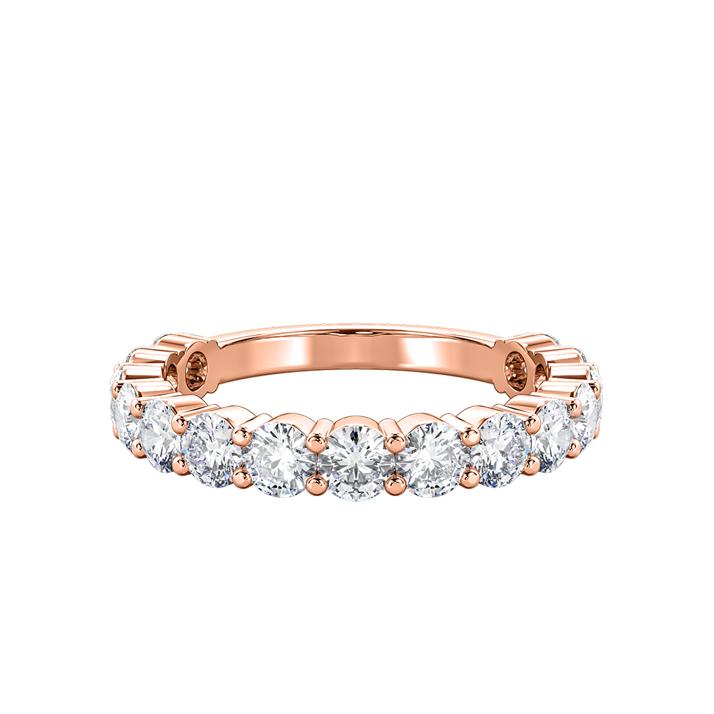 Round Diamond Three Quarter Eternity