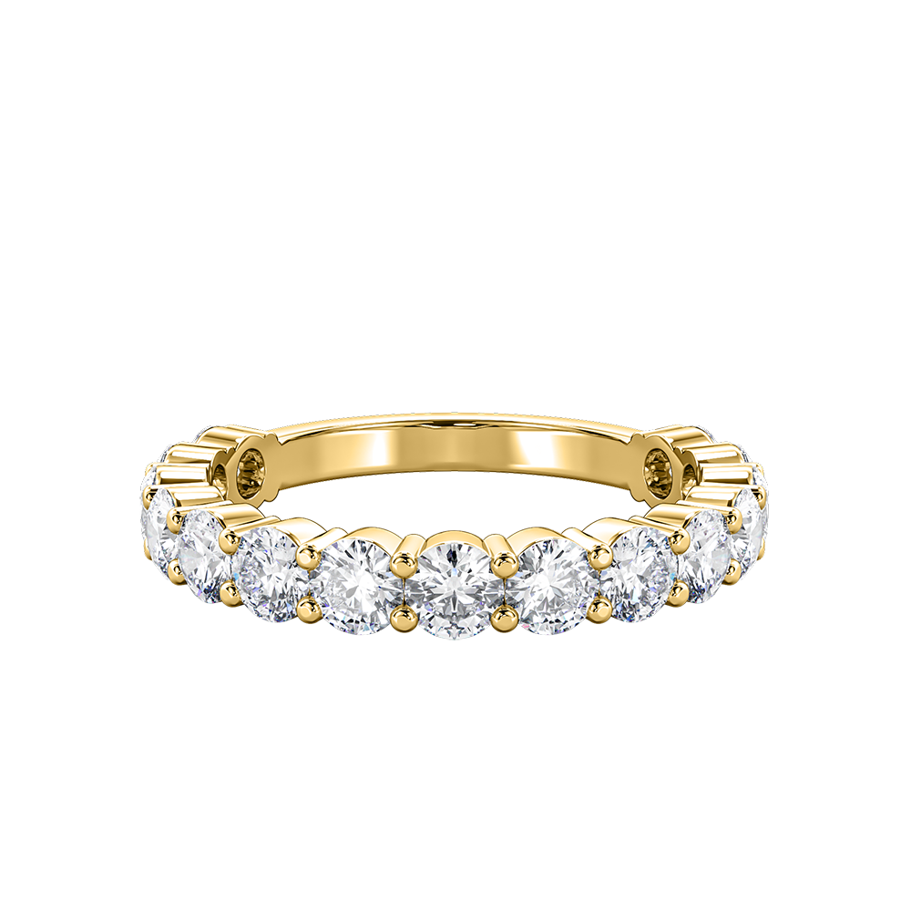 Round Diamond Three Quarter Eternity