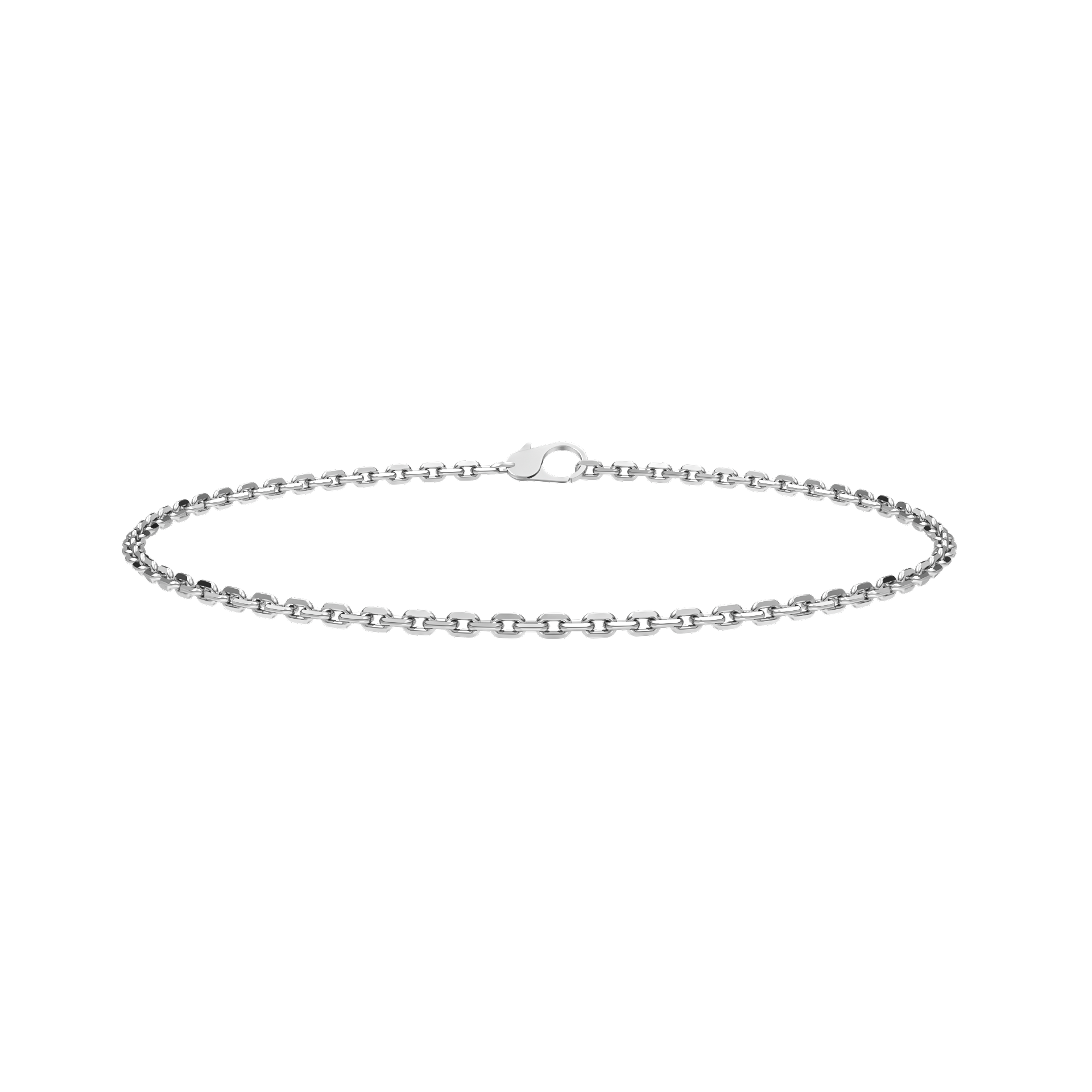 Diamond Cut Anchor Bracelet