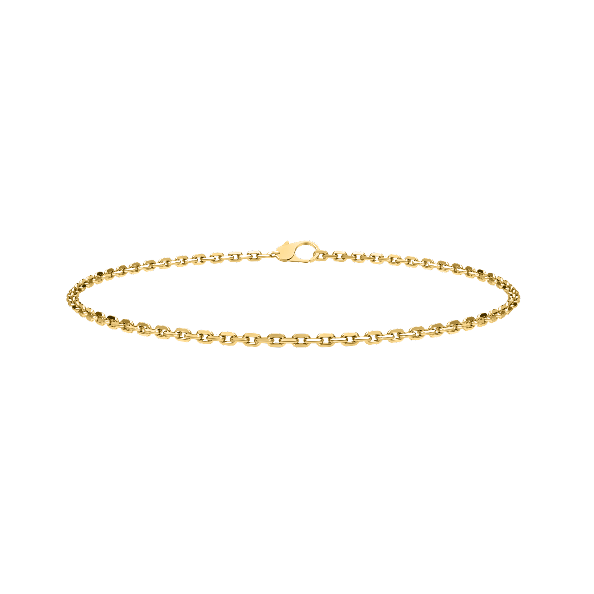 Diamond Cut Anchor Bracelet