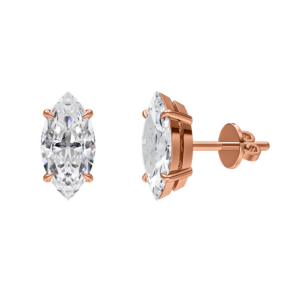 Signature Claw Set Diamond Stud Earrings
