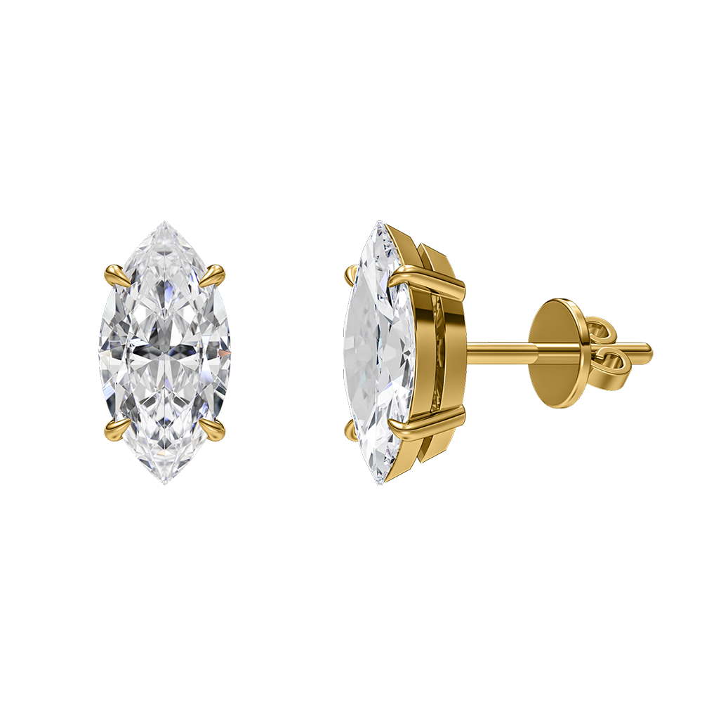 Signature Claw Set Diamond Stud Earrings