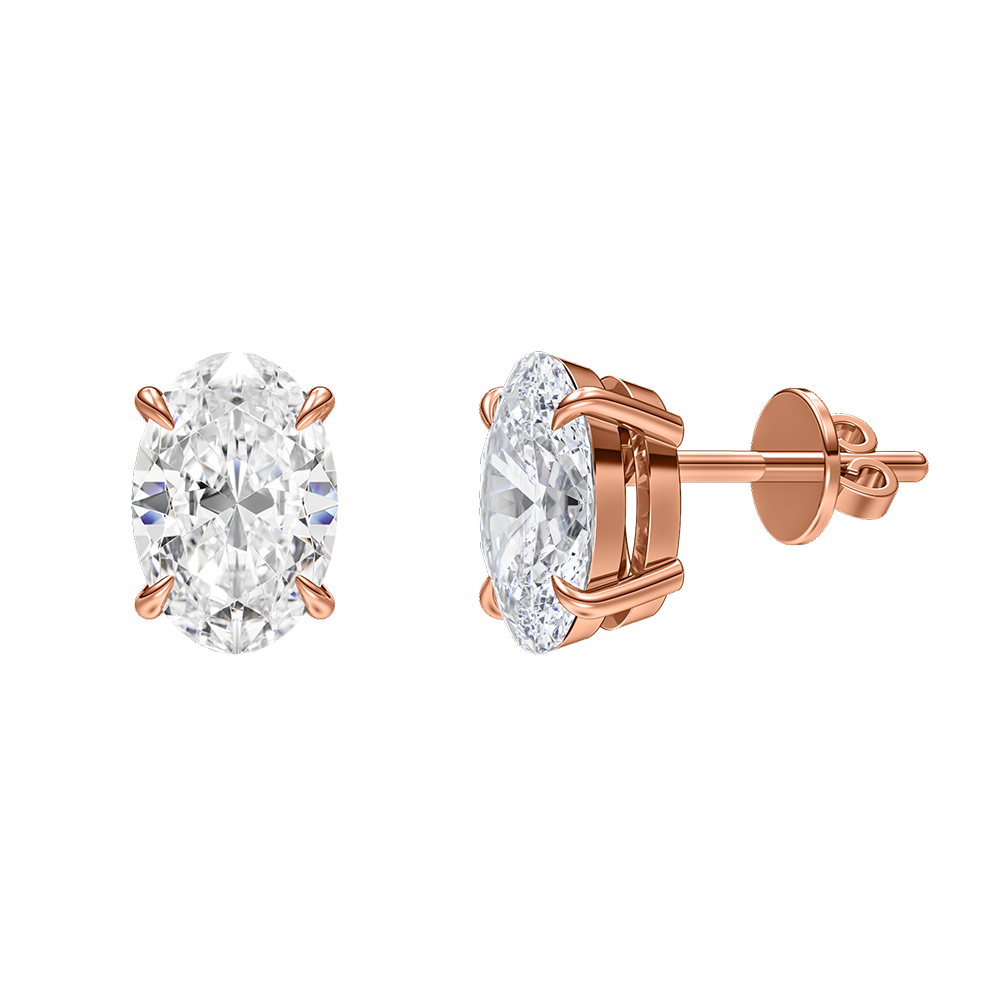 Signature Claw Set Diamond Stud Earrings