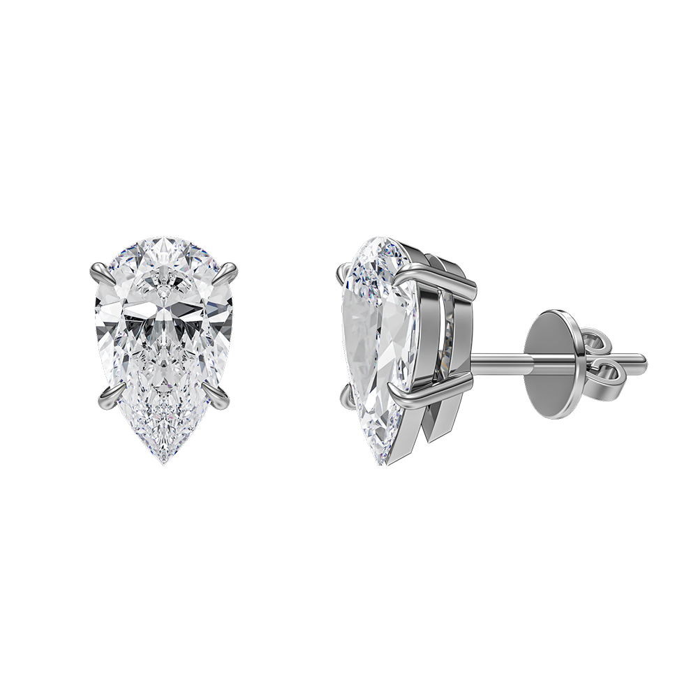 Signature Claw Set Diamond Stud Earrings