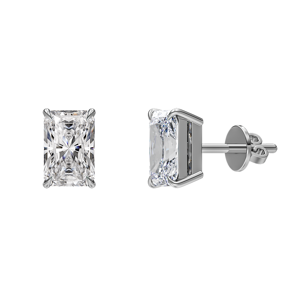 Signature Claw Set Diamond Stud Earrings