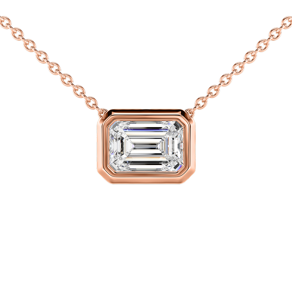 Signature Solitaire Bezel Pendant