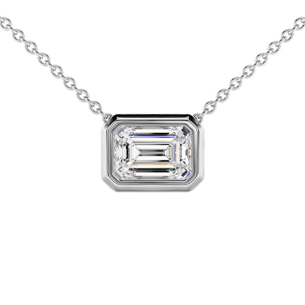 Signature Solitaire Bezel Pendant