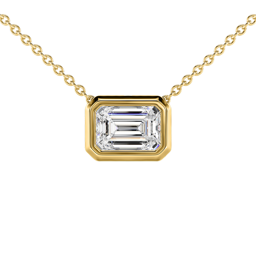 Signature Solitaire Bezel Pendant