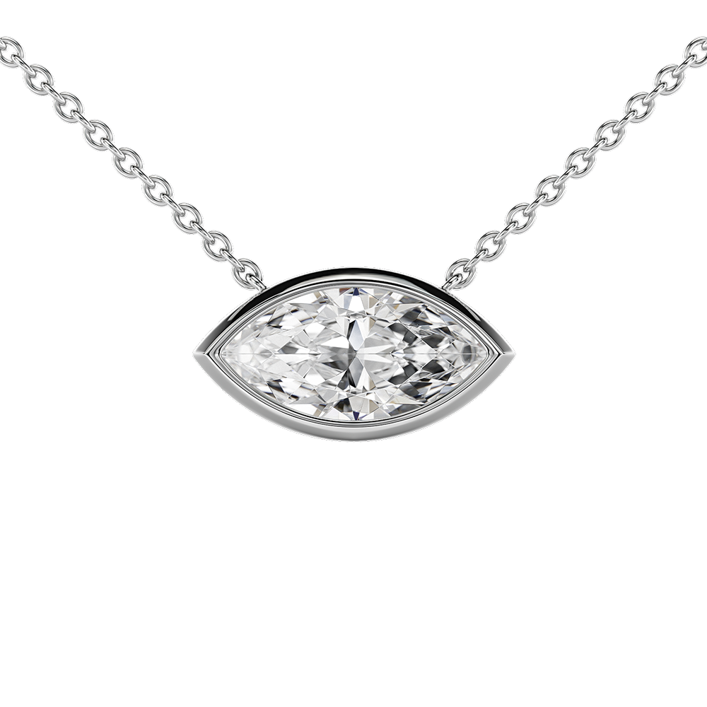 Signature Solitaire Bezel Pendant