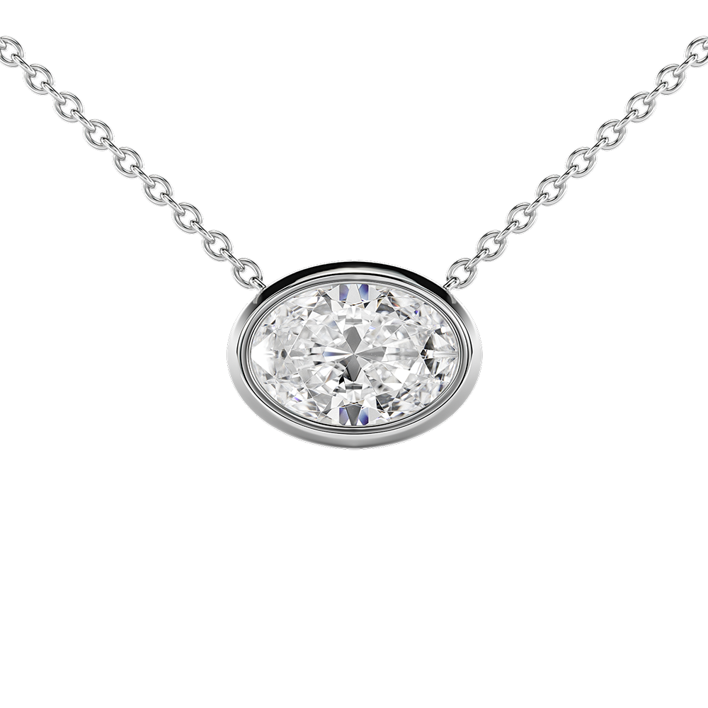 Signature Solitaire Bezel Pendant