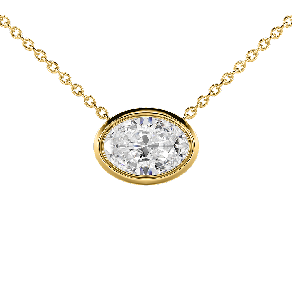 Signature Solitaire Bezel Pendant