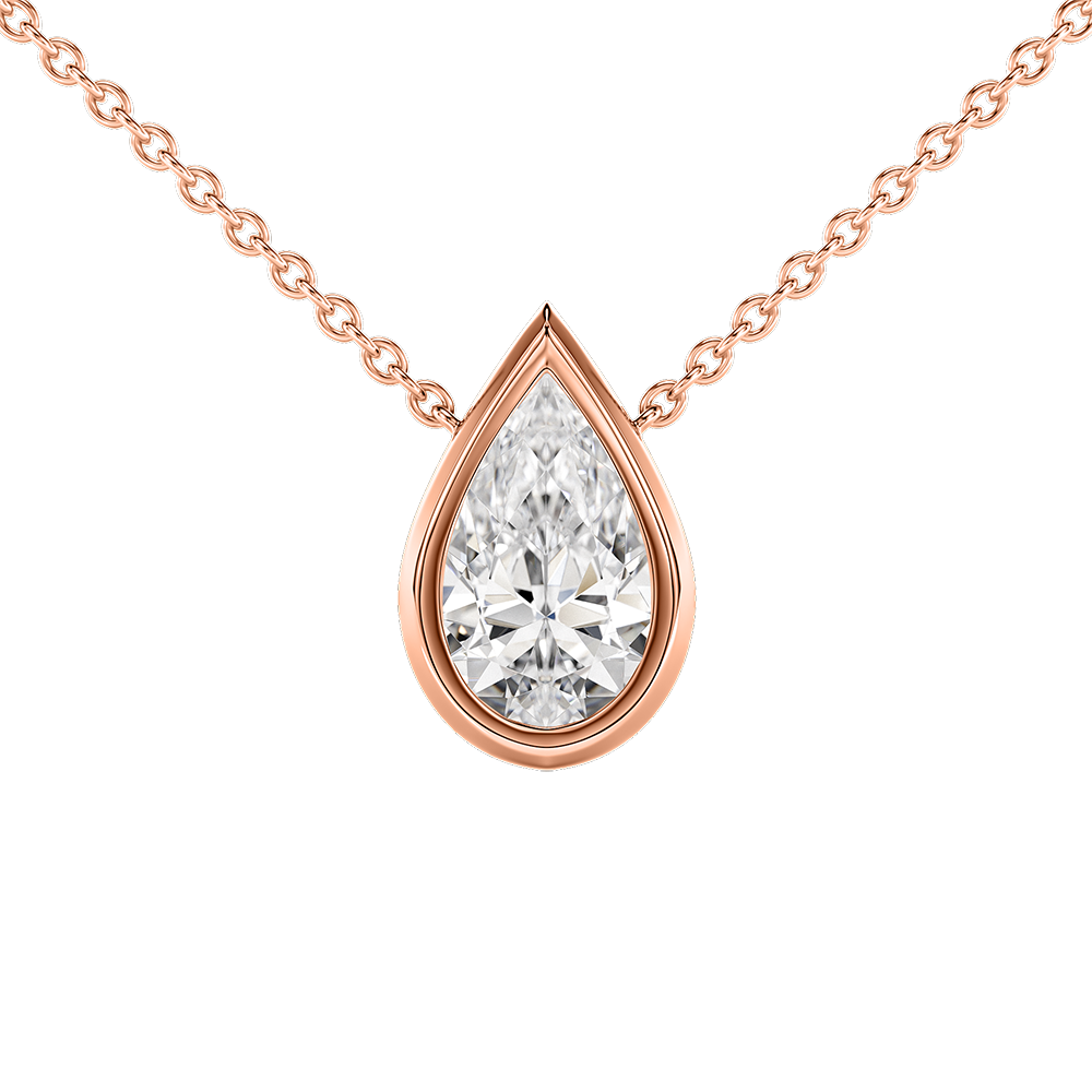 Signature Solitaire Bezel Pendant