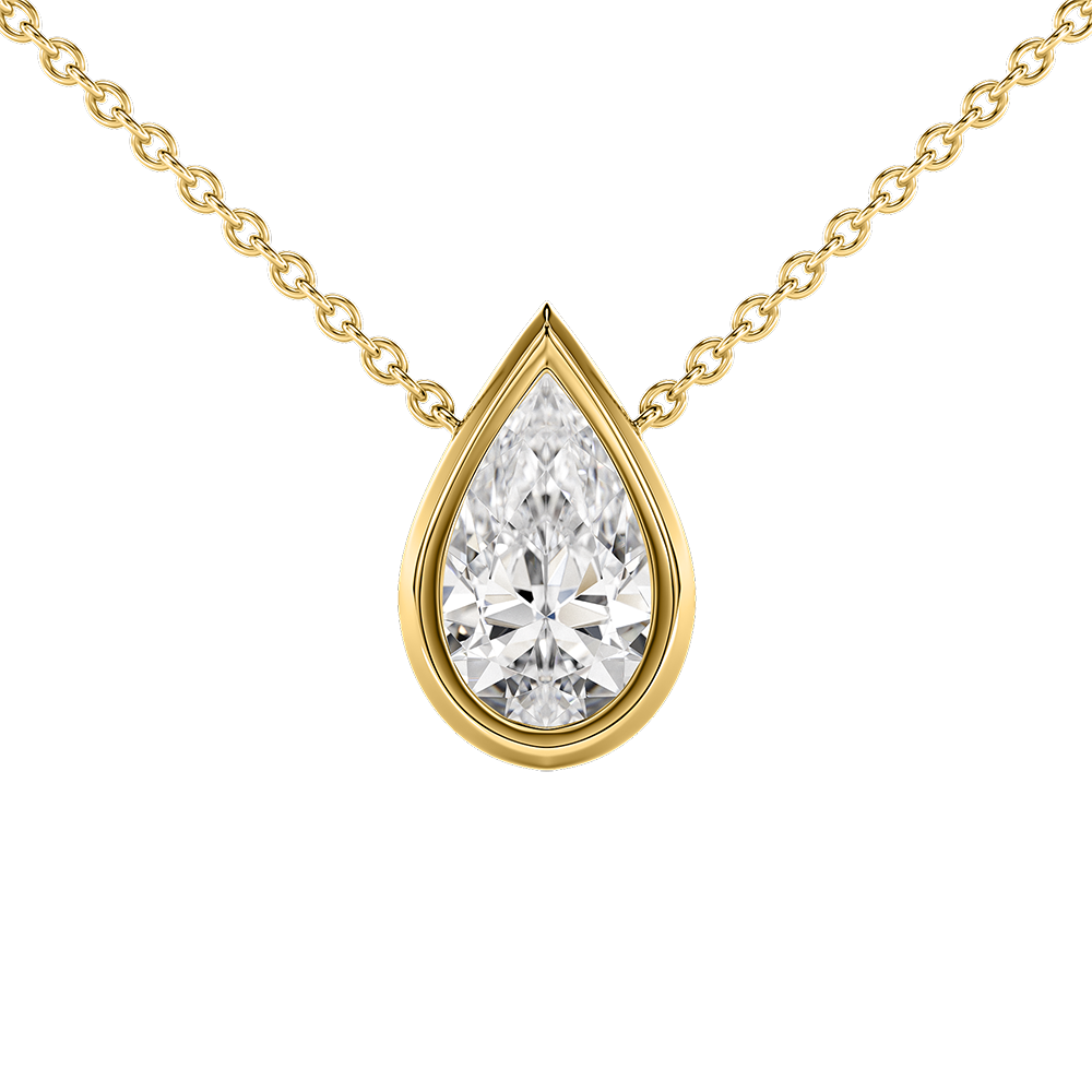 Signature Solitaire Bezel Pendant