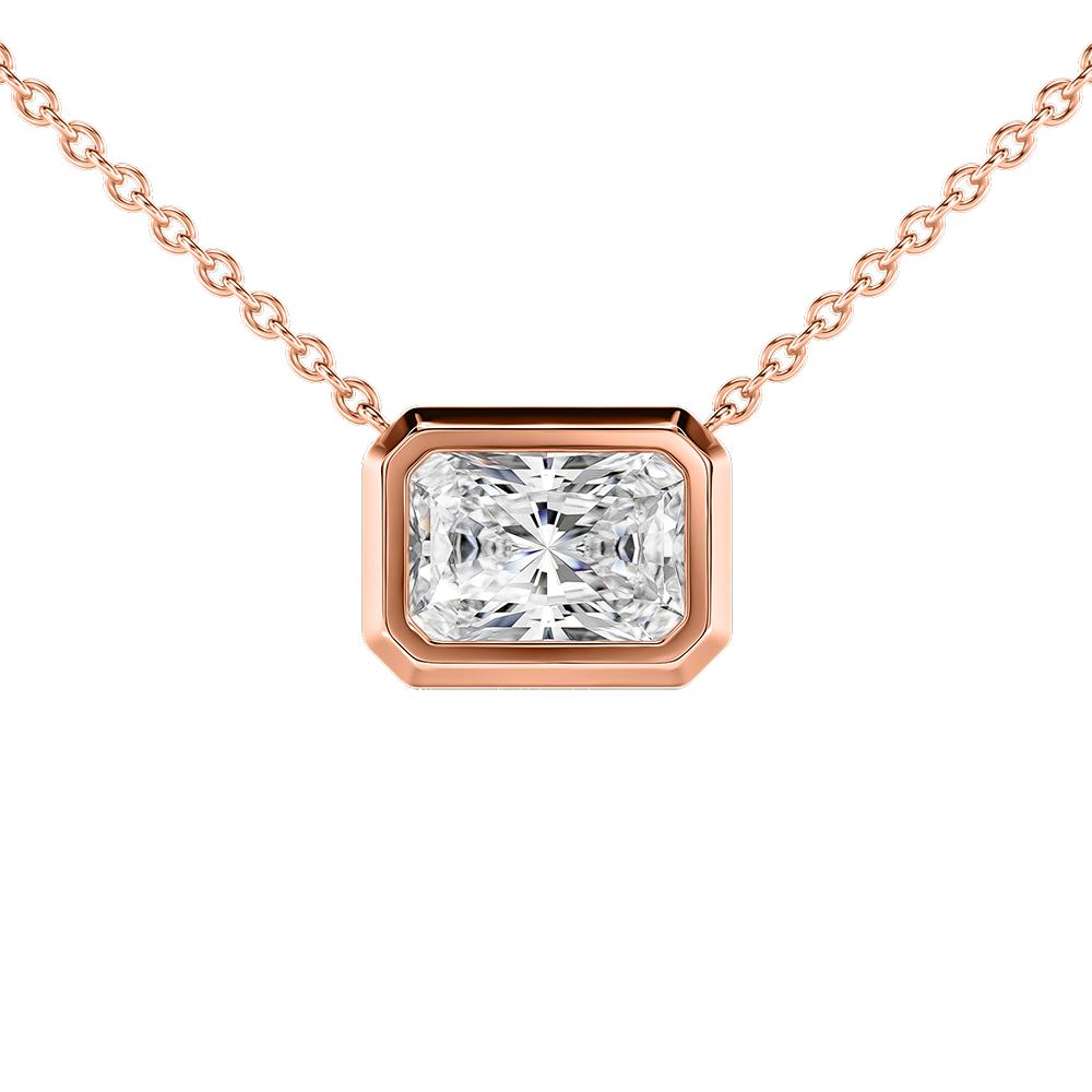 Signature Solitaire Bezel Pendant