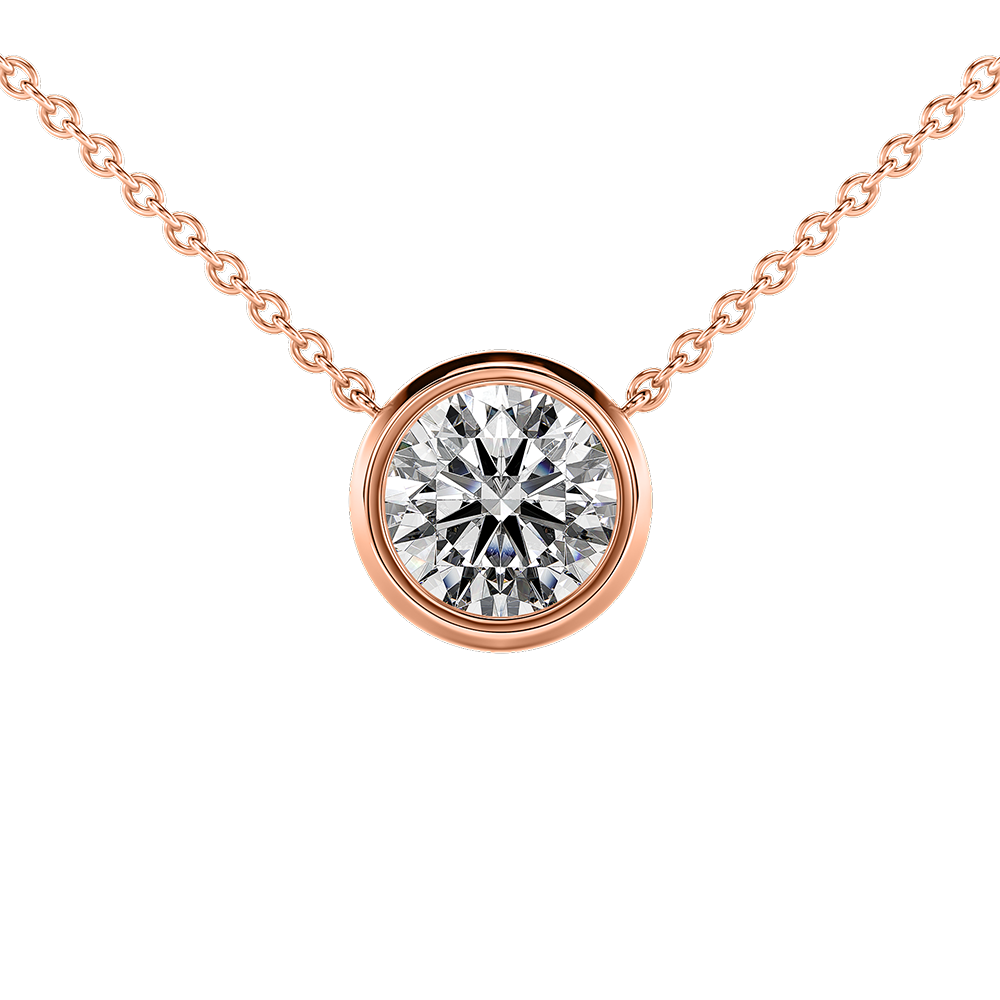 Signature Solitaire Bezel Pendant