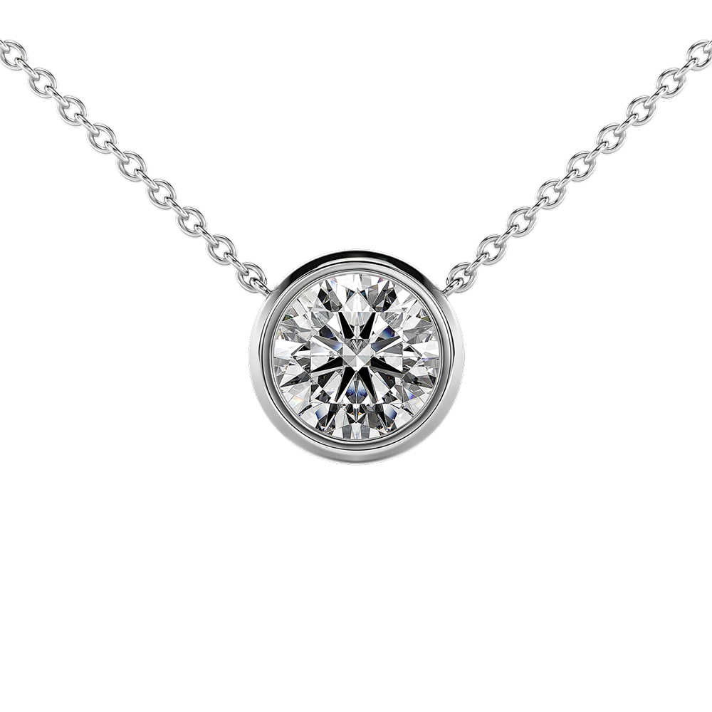 Signature Solitaire Bezel Pendant