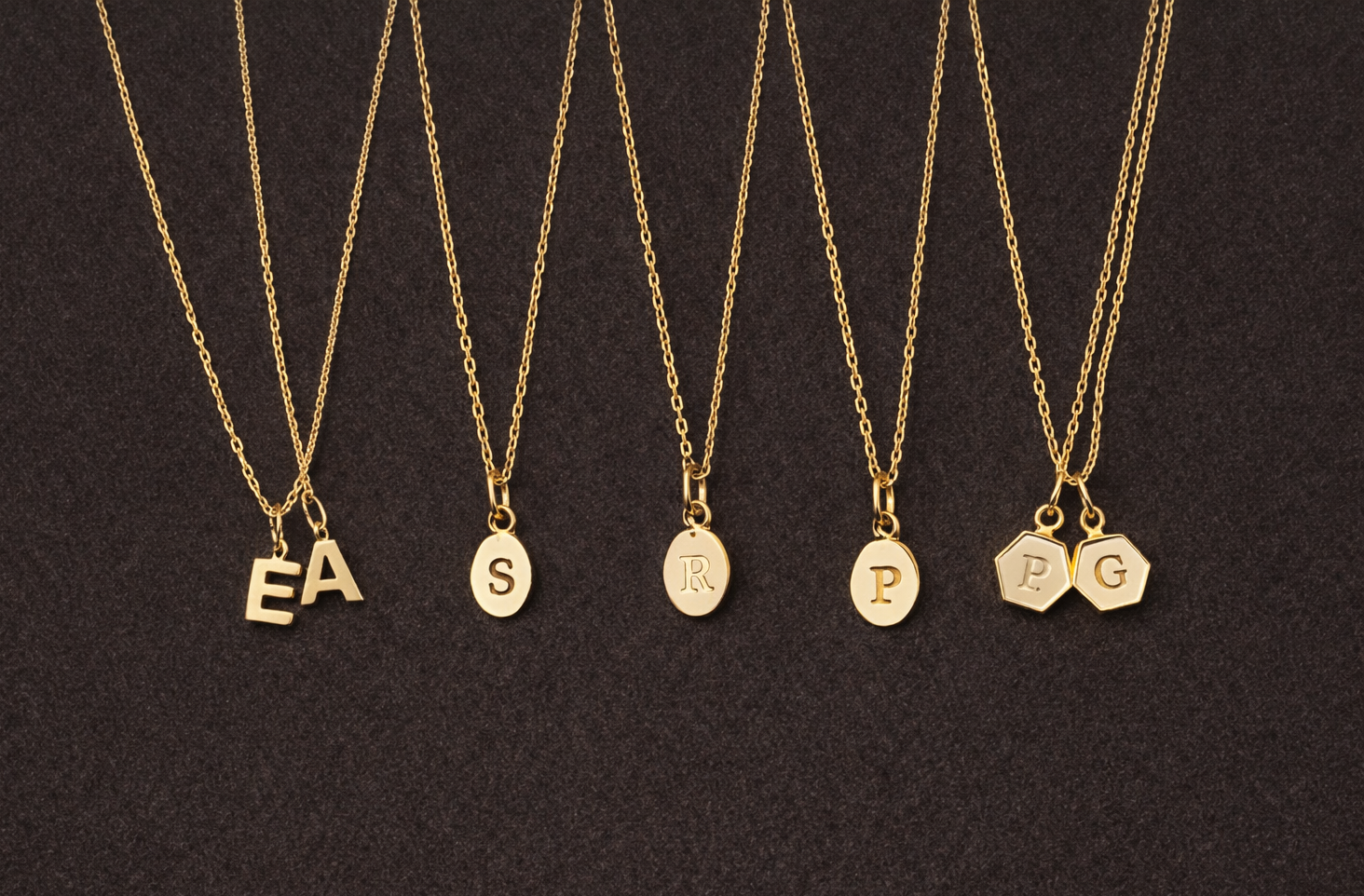 Initial Necklaces