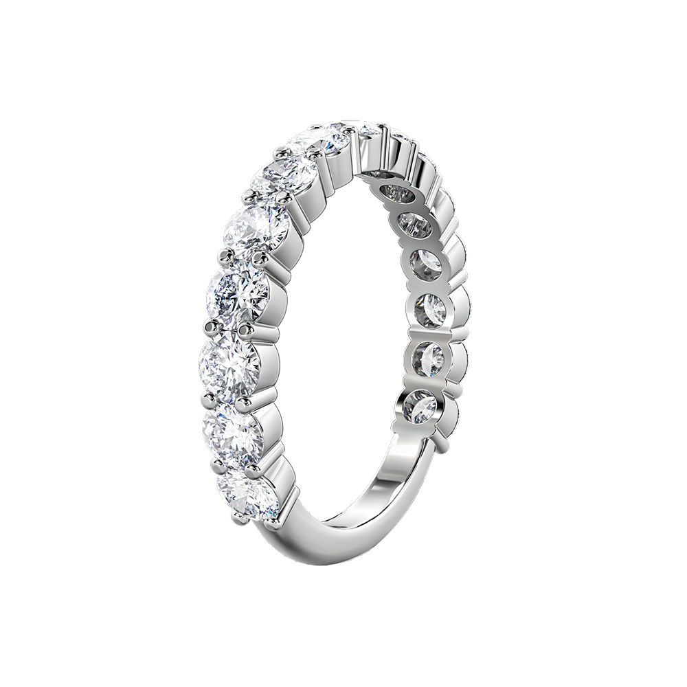 Round Diamond Three Quarter Eternity