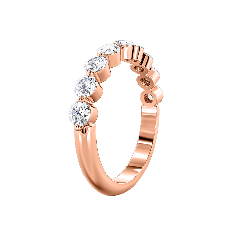 Round Floating Diamond Eternity