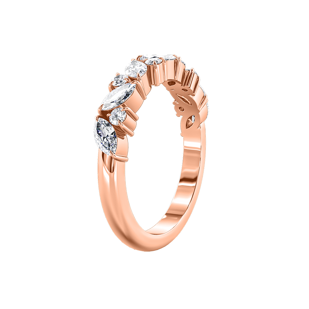 Marquise & Round Eternity