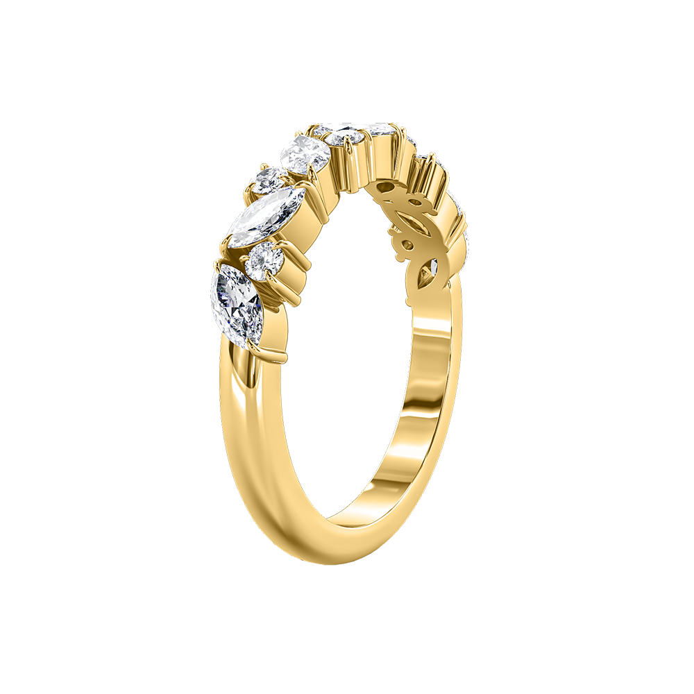 Marquise & Round Eternity